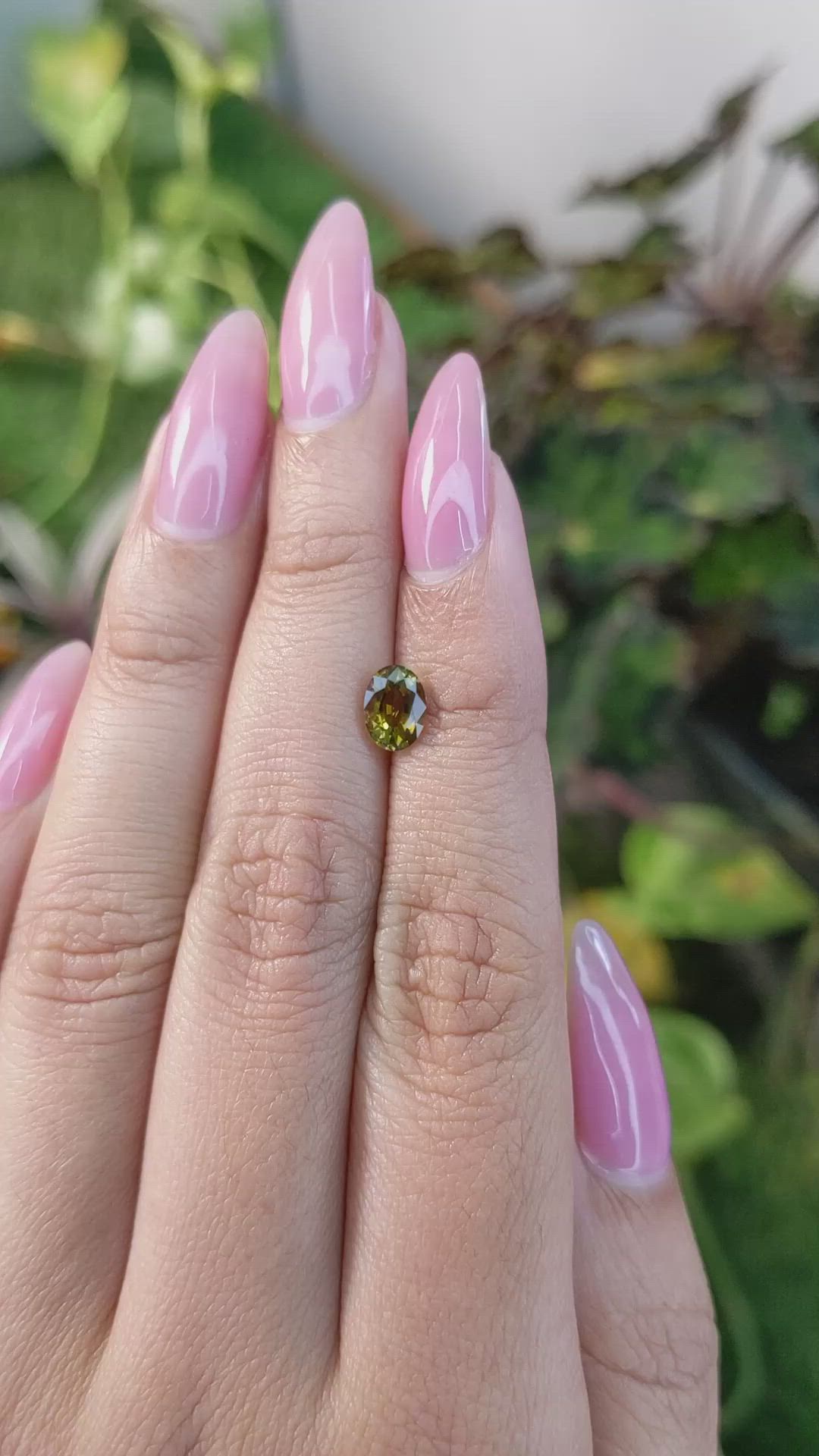0.78 Ct. Tourmaline from Ceylon (Sri Lanka) Size Video