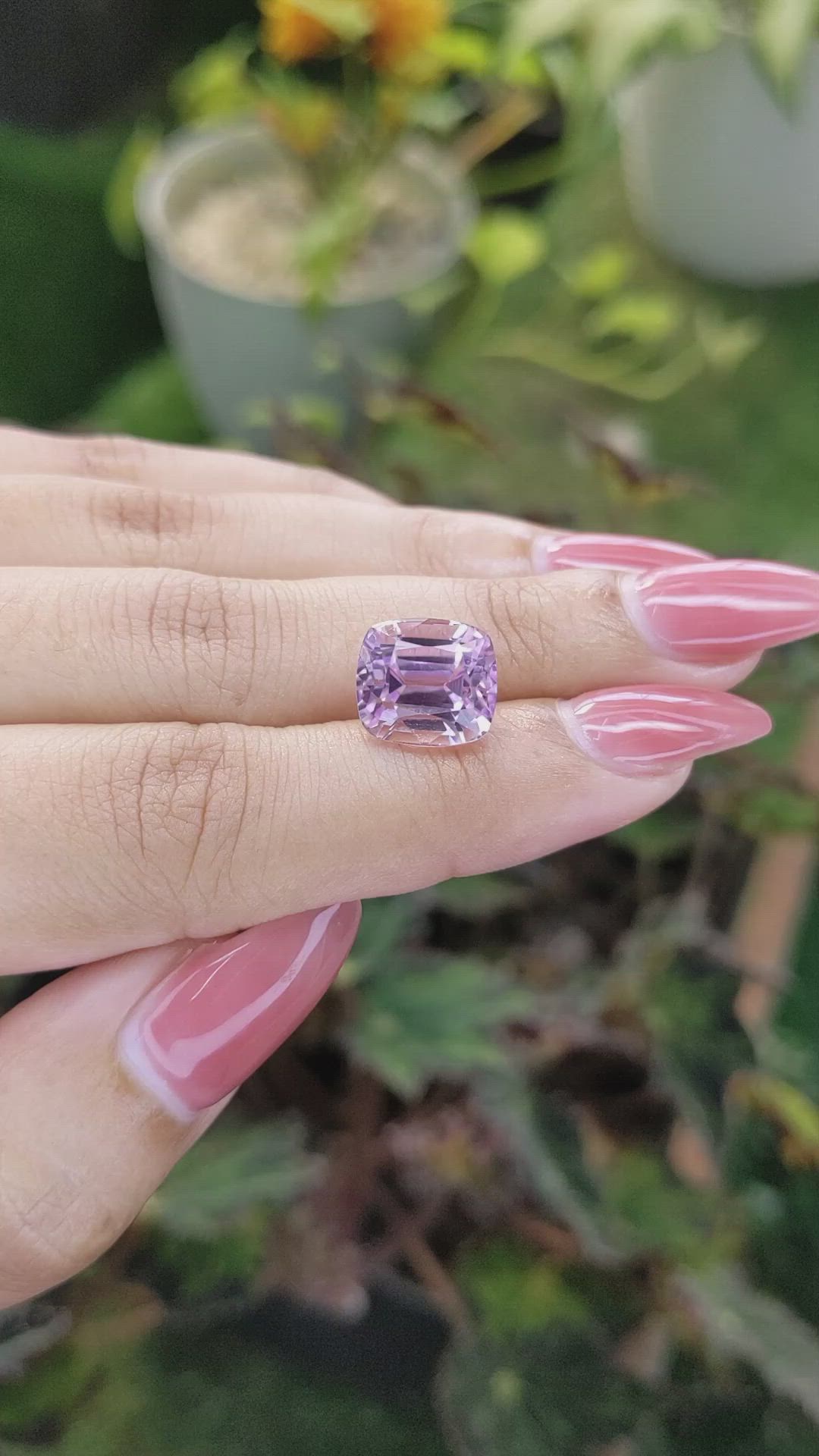 7.84 Ct. Kunzite from Brazil Size Video