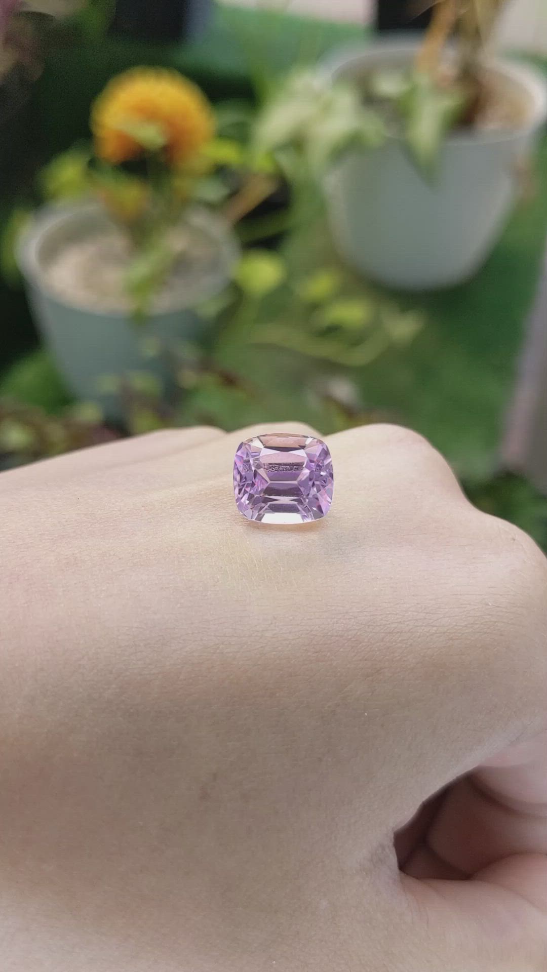 7.84 Ct. Kunzite from Brazil Size Video