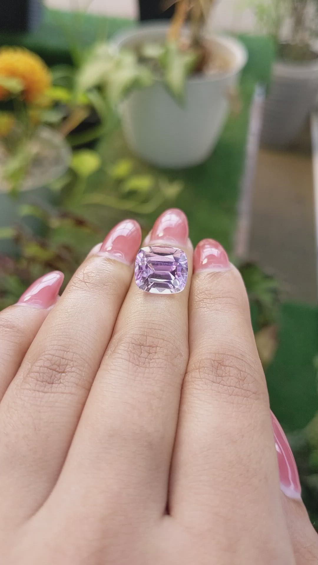 7.84 Ct. Kunzite from Brazil Size Video