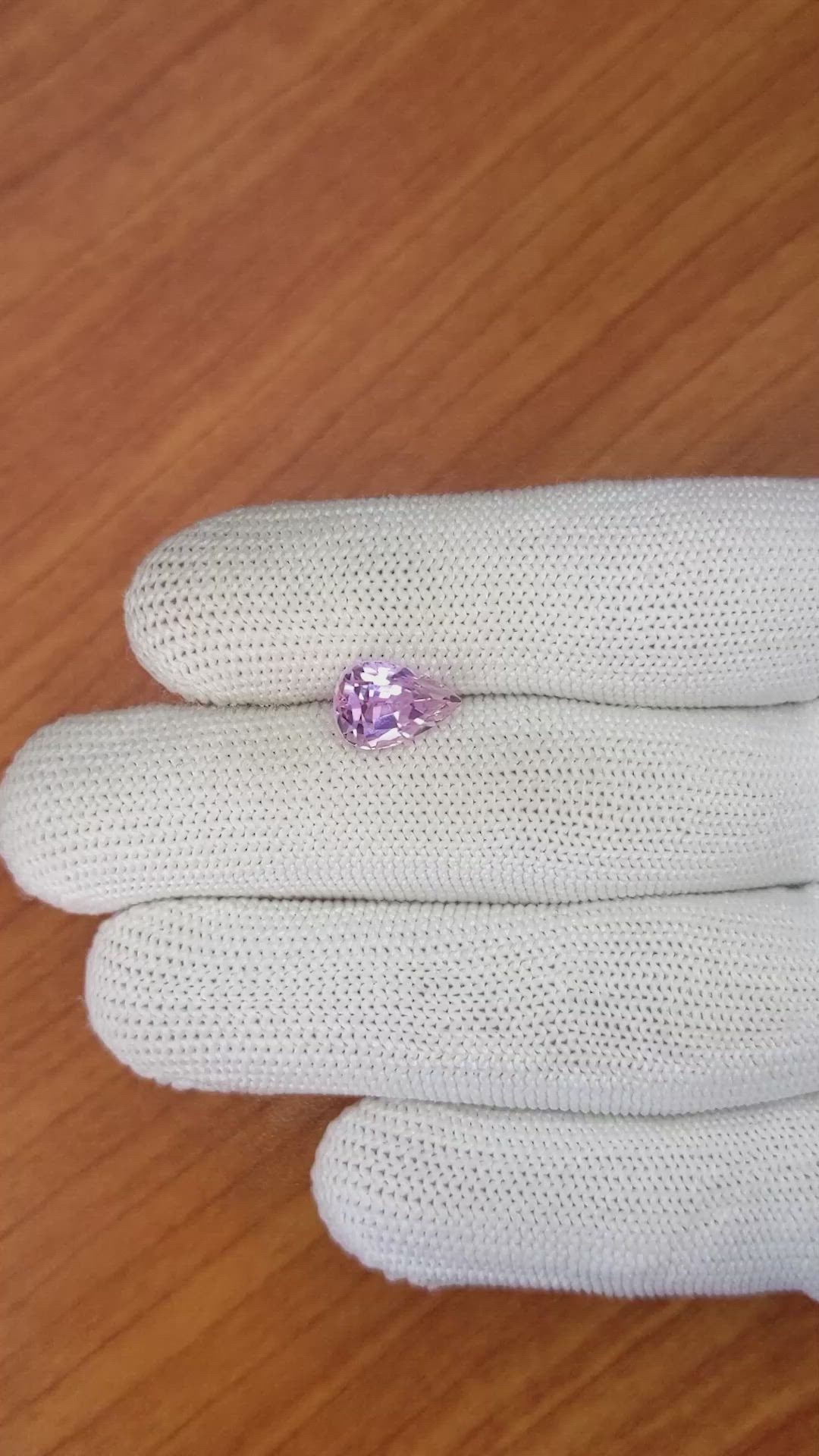 2.98 Ct. Kunzite from Brazil Size Video