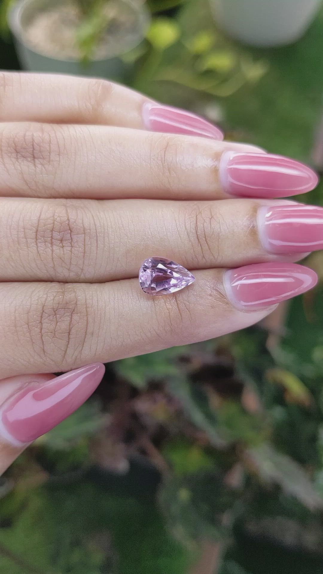 2.98 Ct. Kunzite from Brazil Size Video