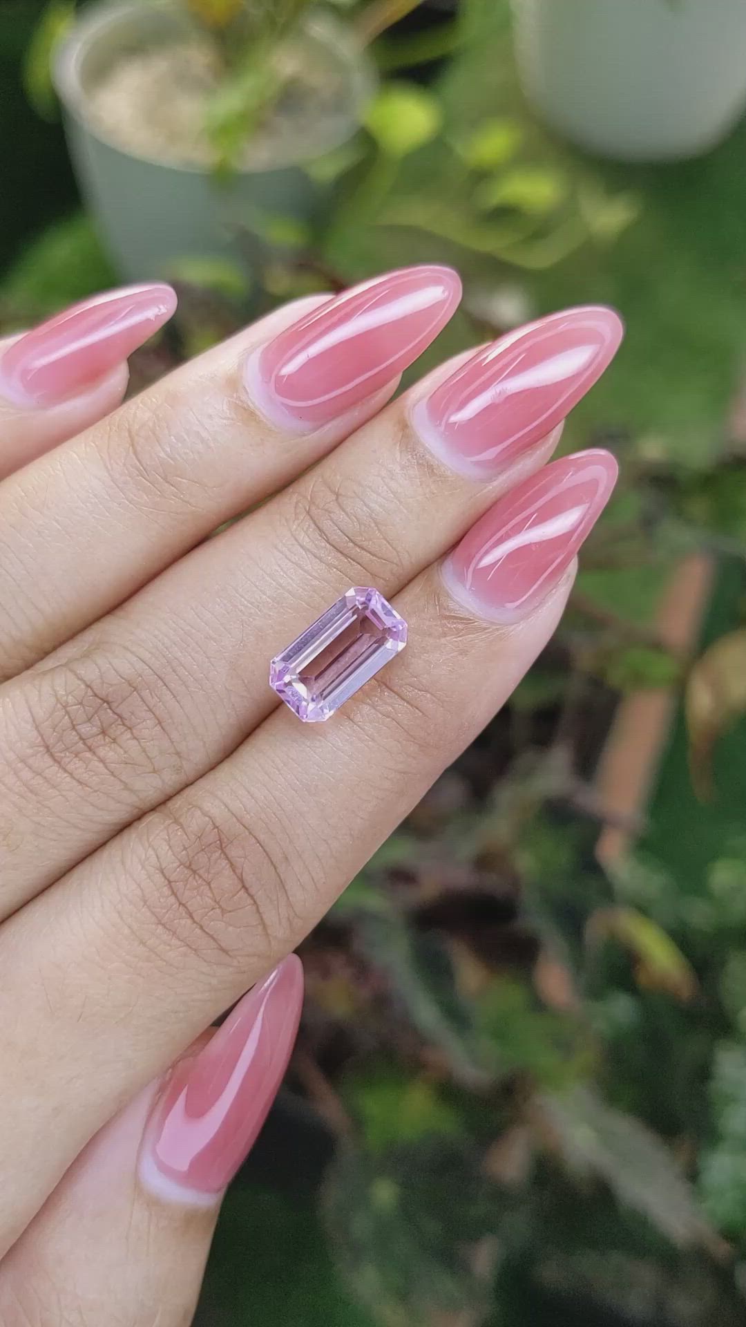 4.46 Ct. Kunzite from Brazil Size Video