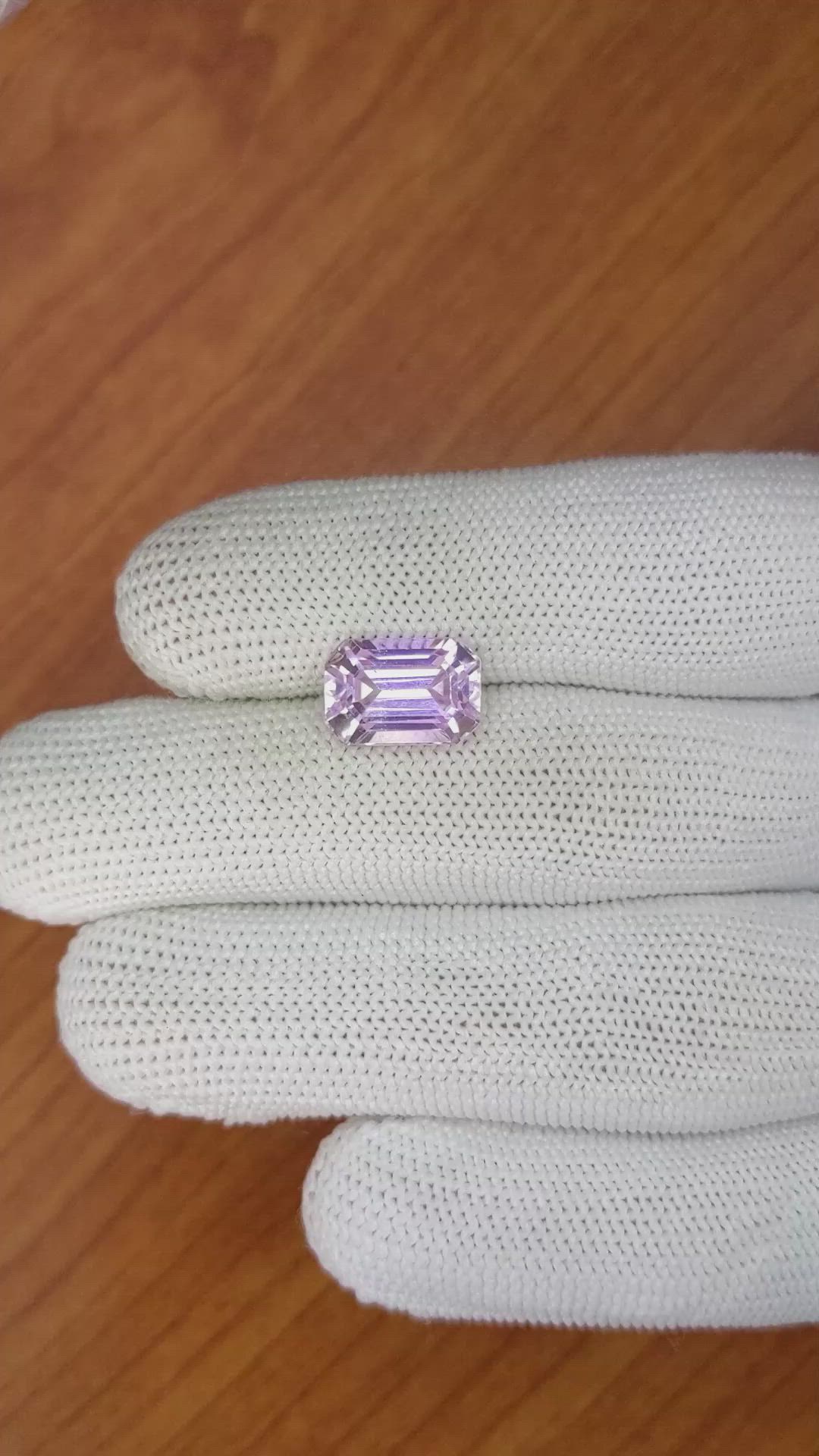 5.27 Ct. Kunzite from Brazil Size Video
