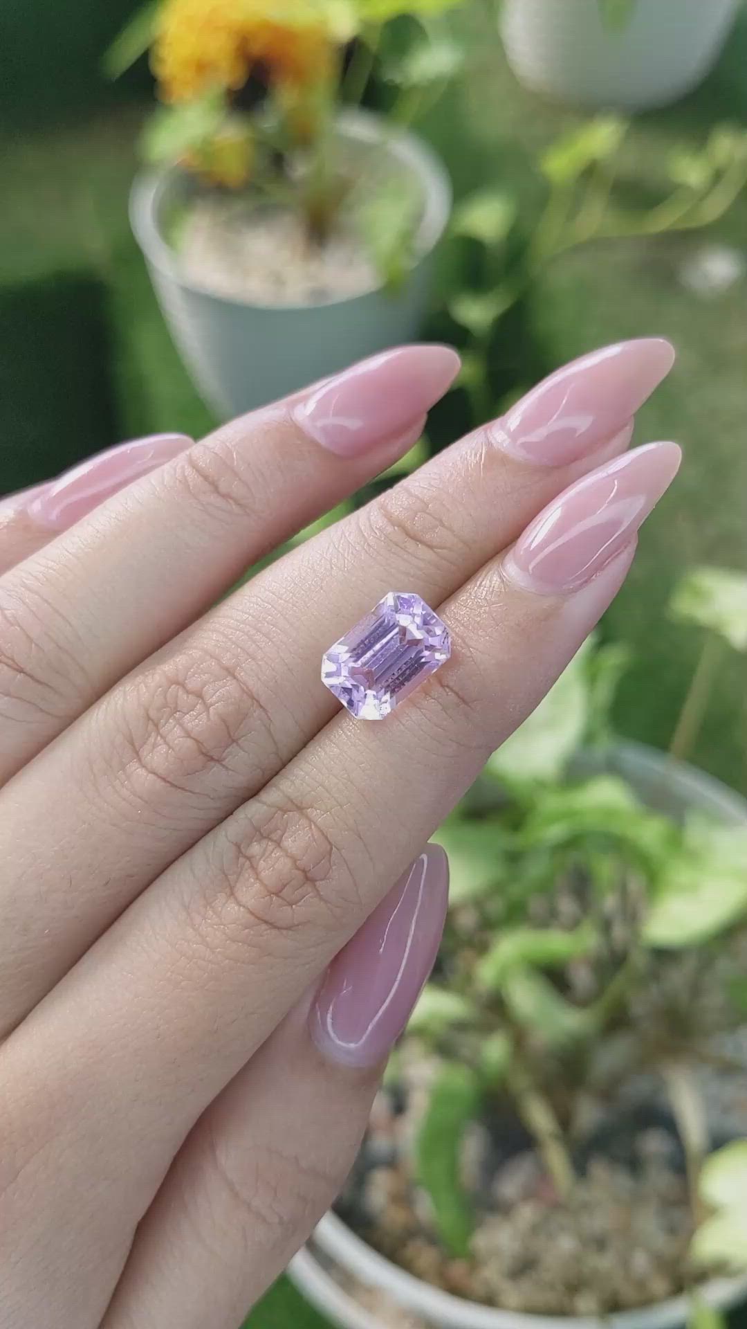 5.27 Ct. Kunzite from Brazil Size Video