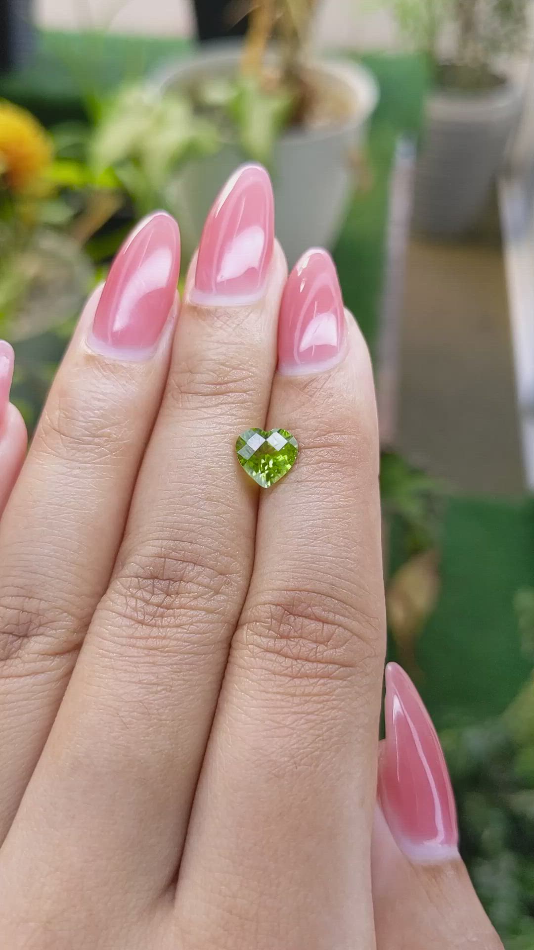 1.31 Ct. Peridot from Pakistan Size Video