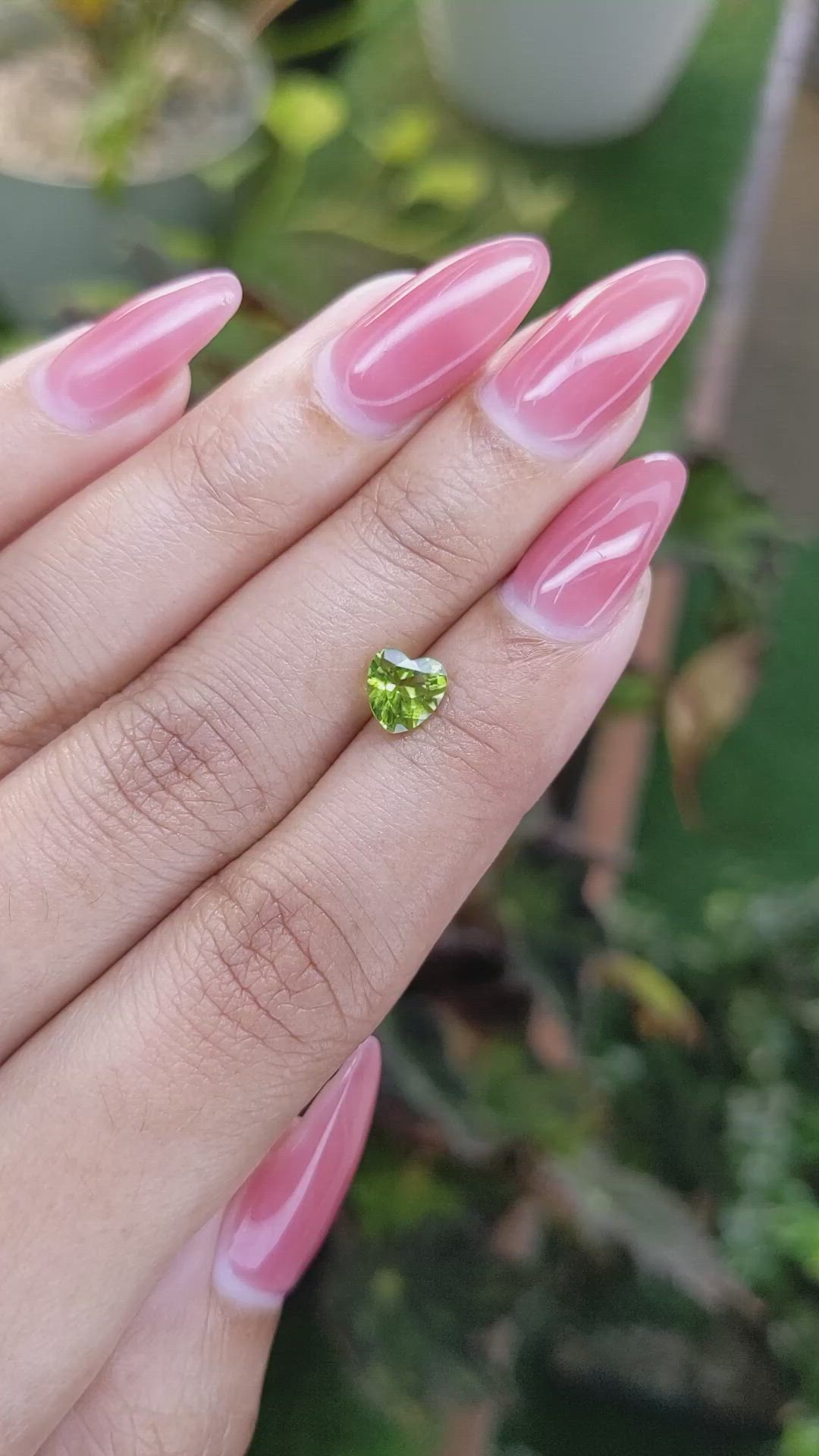 0.95 Ct. Peridot from Pakistan Size Video