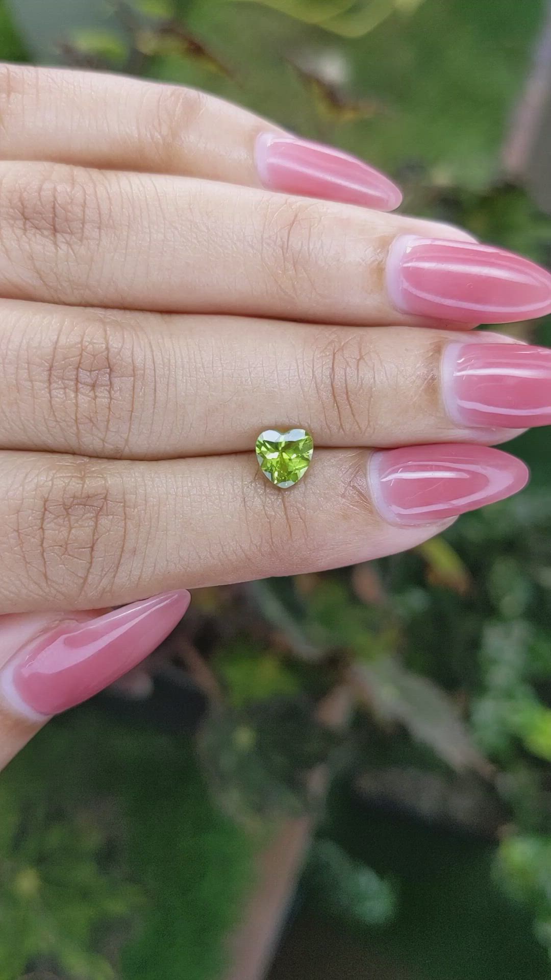 0.95 Ct. Peridot from Pakistan Size Video