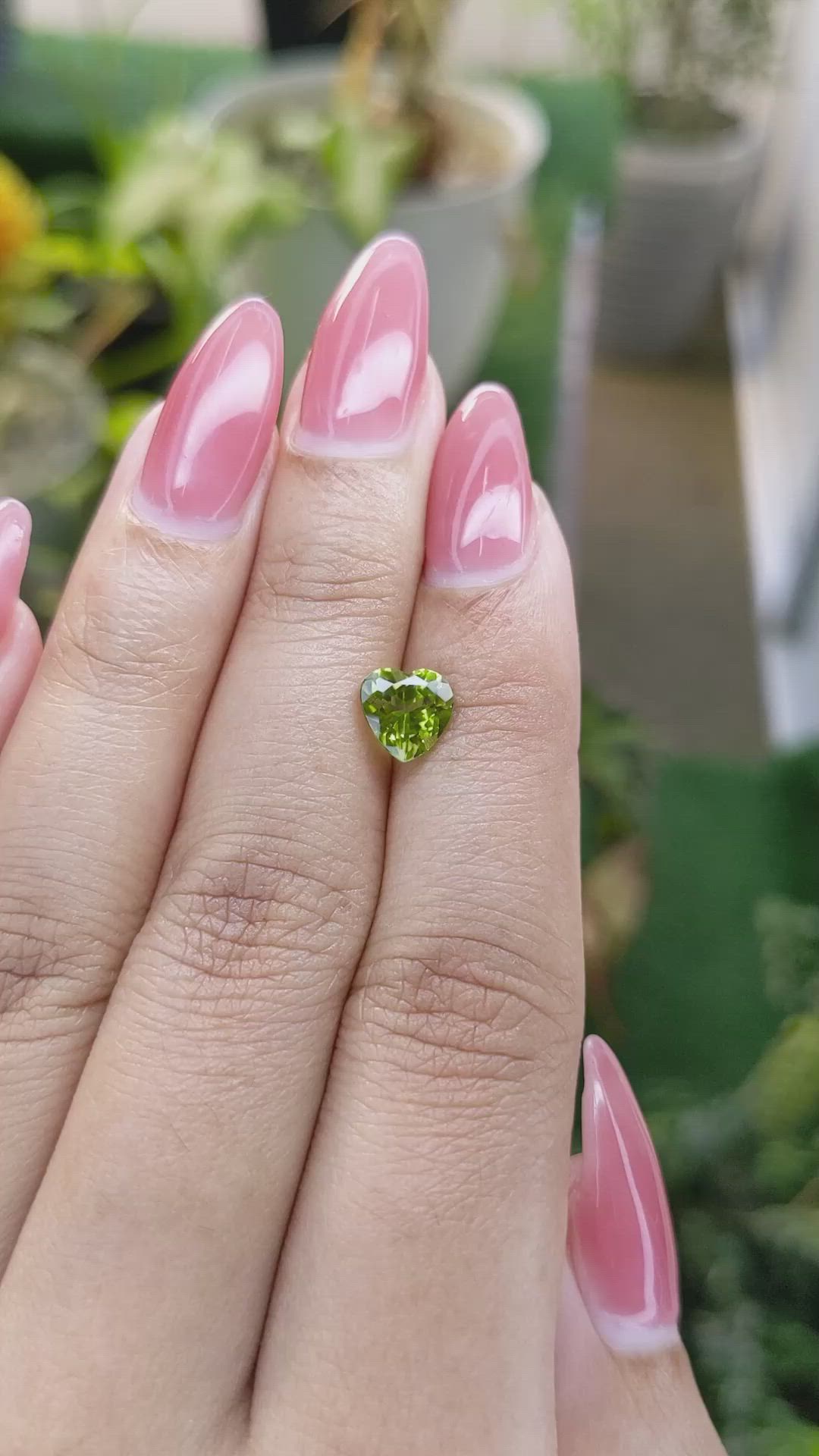 1.27 Ct. Peridot from Pakistan Size Video