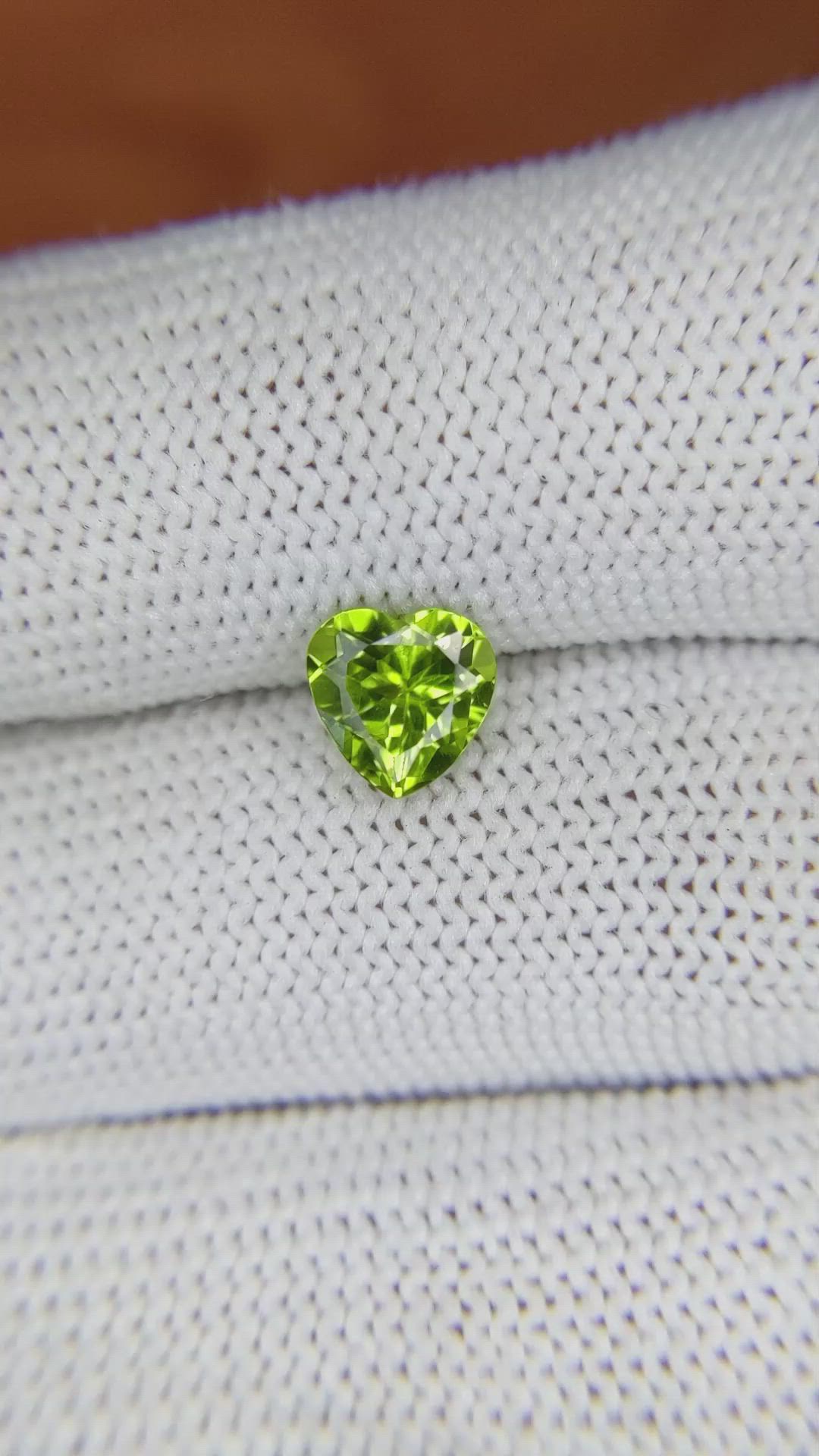 1.27 Ct. Peridot from Pakistan Size Video