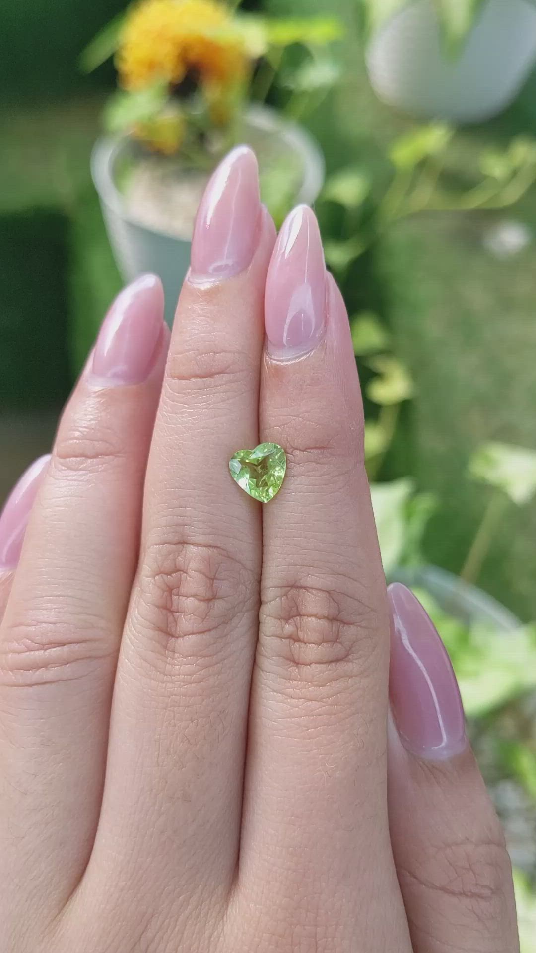 1.08 Ct. Peridot from Pakistan Size Video