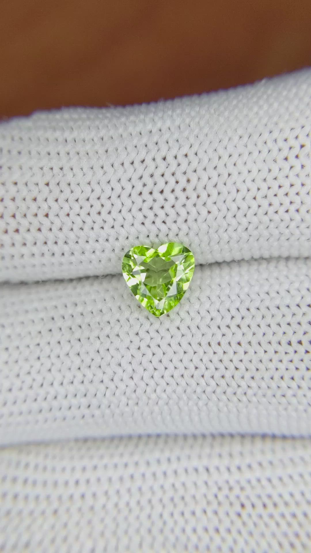 1.08 Ct. Peridot from Pakistan Size Video