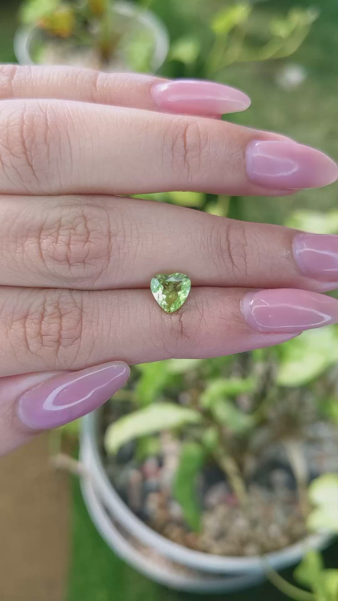 1.08 Ct. Peridot from Pakistan Size Video