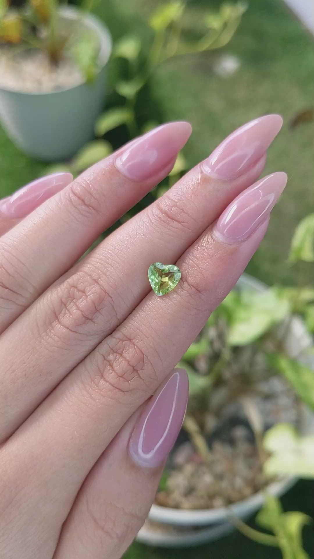 1.08 Ct. Peridot from Pakistan Size Video