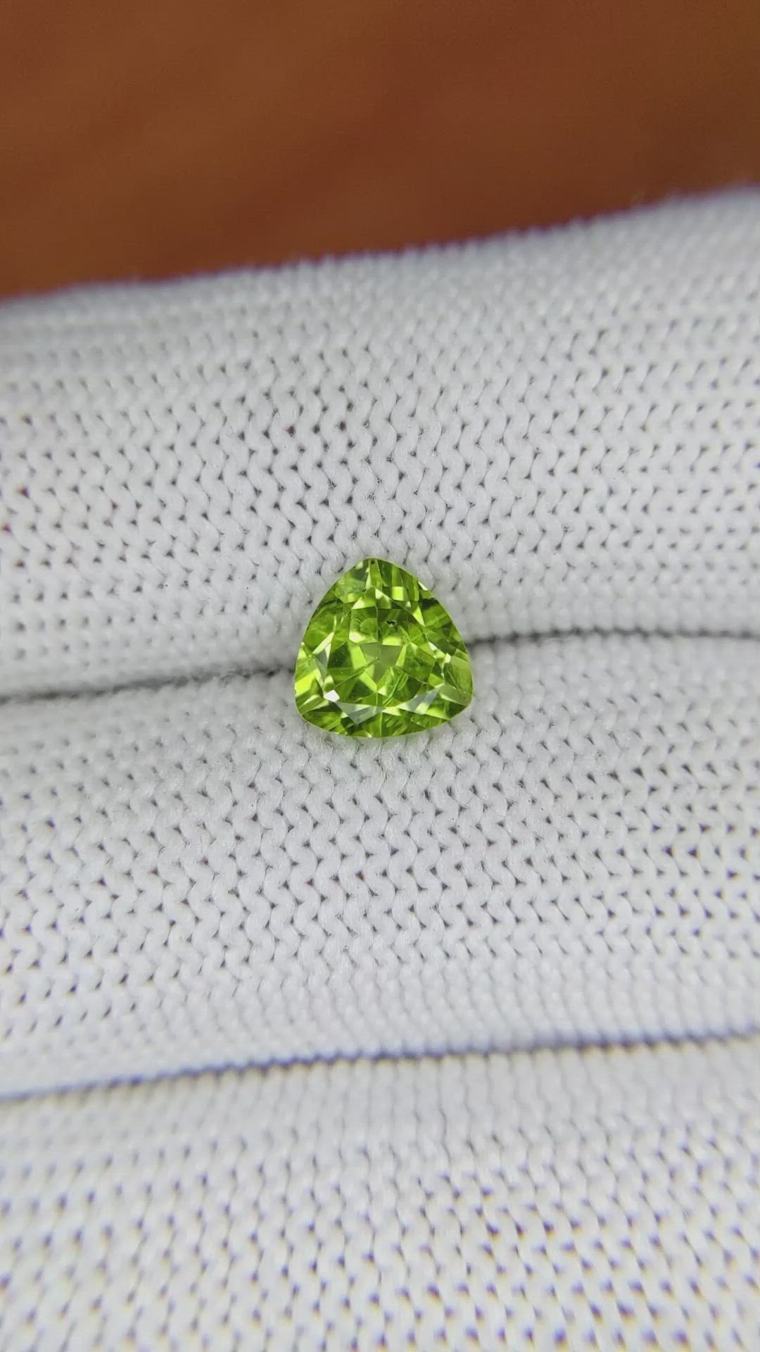 1.38 Ct. Peridot from Pakistan Size Video