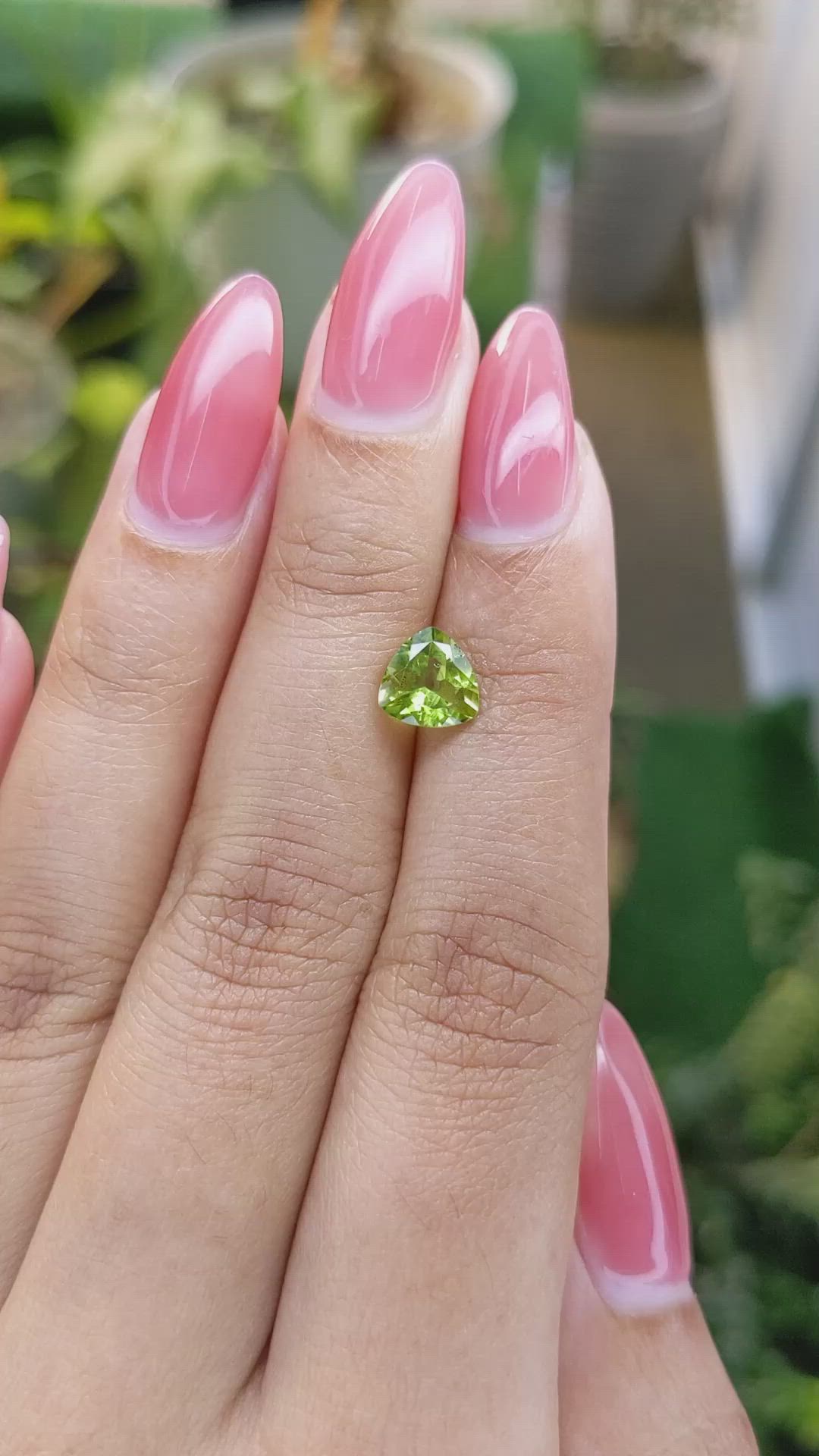 1.38 Ct. Peridot from Pakistan Size Video