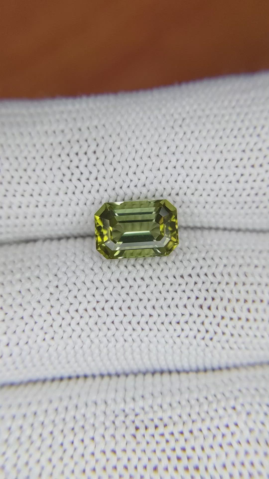 2.53 Ct. Tourmaline from Ceylon (Sri Lanka) Size Video