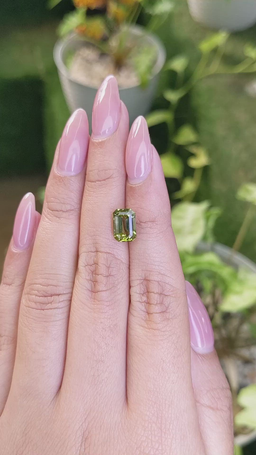 2.53 Ct. Tourmaline from Ceylon (Sri Lanka) Size Video