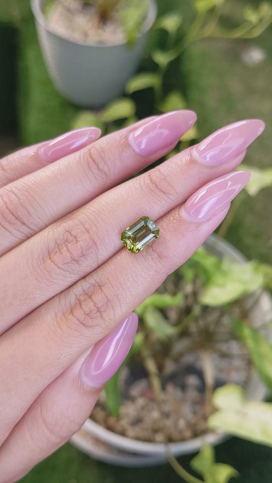 2.53 Ct. Tourmaline from Ceylon (Sri Lanka) Size Video