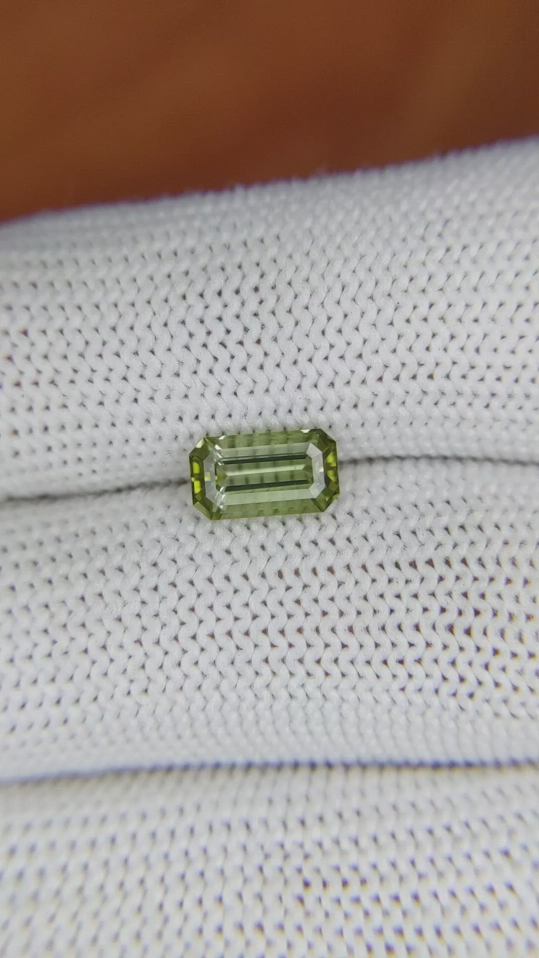 1.25 Ct. Tourmaline from Ceylon (Sri Lanka) Size Video