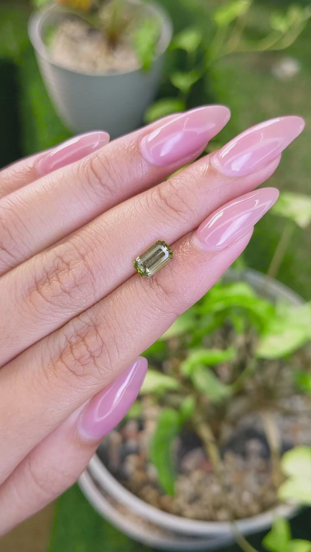 1.25 Ct. Tourmaline from Ceylon (Sri Lanka) Size Video