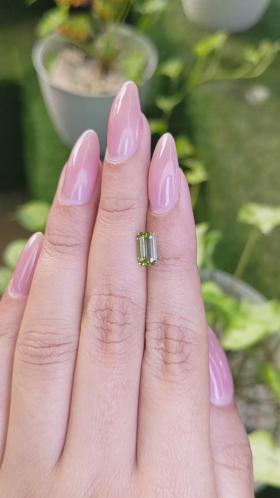 1.25 Ct. Tourmaline from Ceylon (Sri Lanka) Size Video