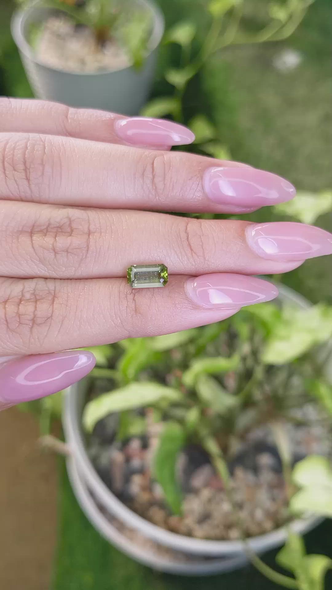 1.25 Ct. Tourmaline from Ceylon (Sri Lanka) Size Video