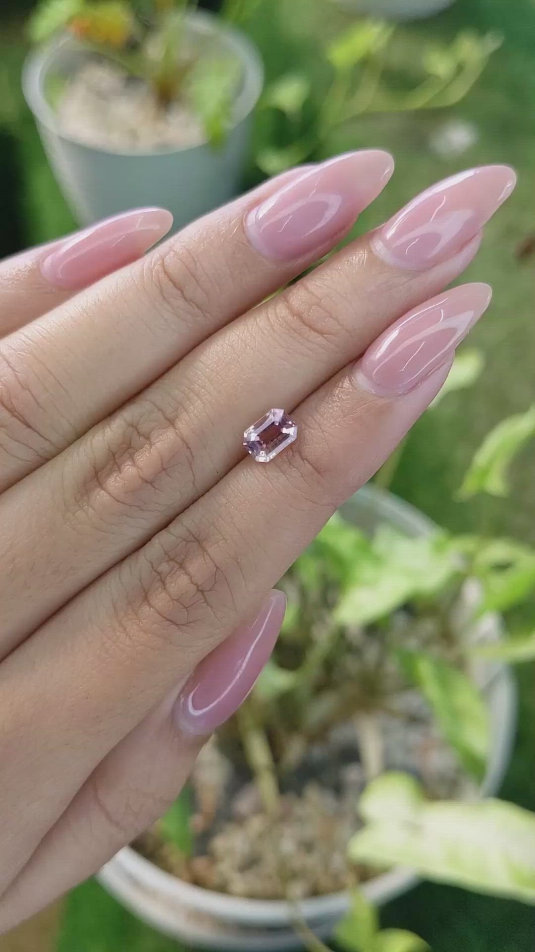 0.84 Ct. Tourmaline from Ceylon (Sri Lanka) Size Video