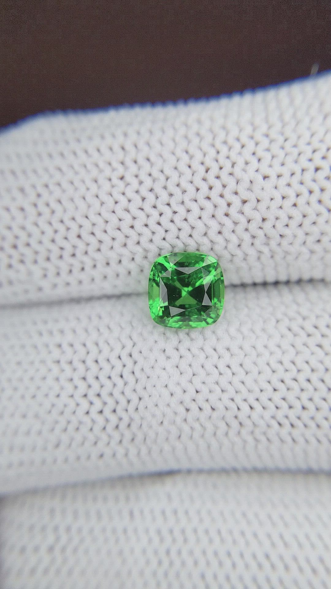 1.77 Ct. Tsavorite Garnet from Tanzania Size Video