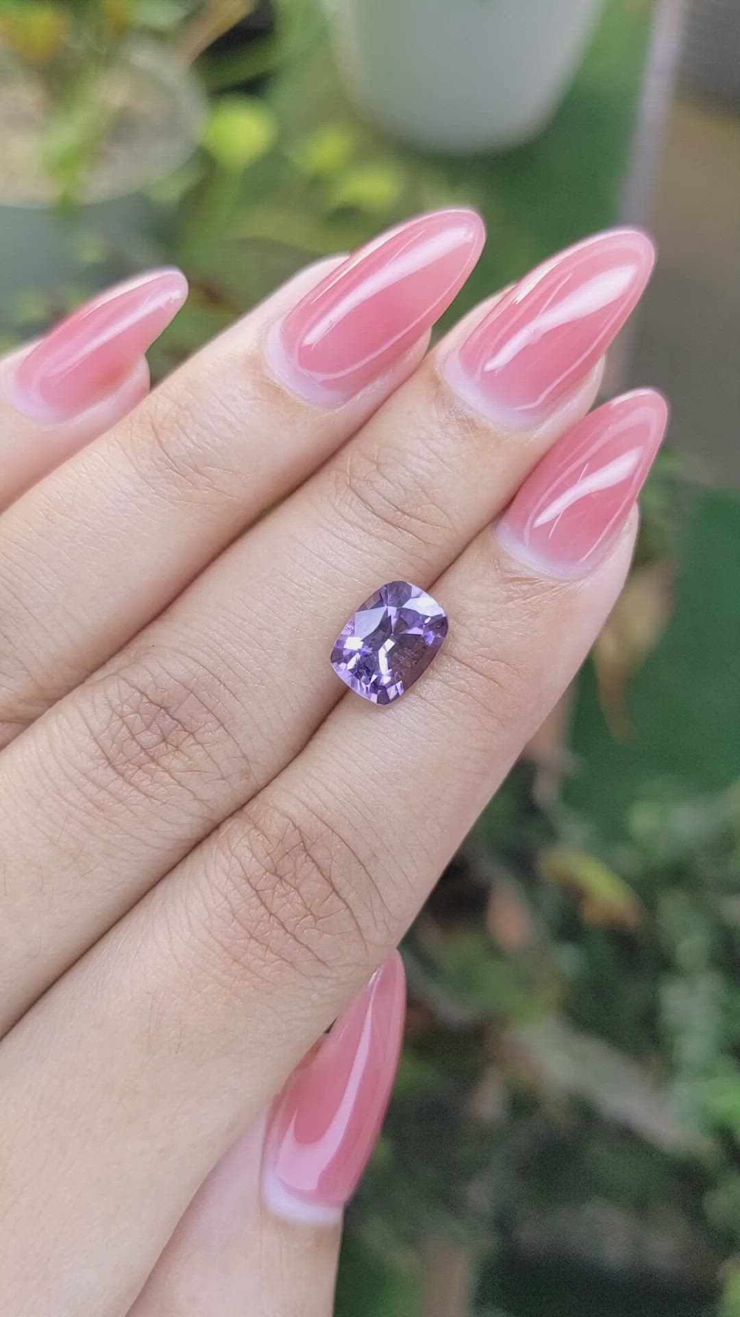 2.39 Ct. Spinel from Ceylon (Sri Lanka) Size Video