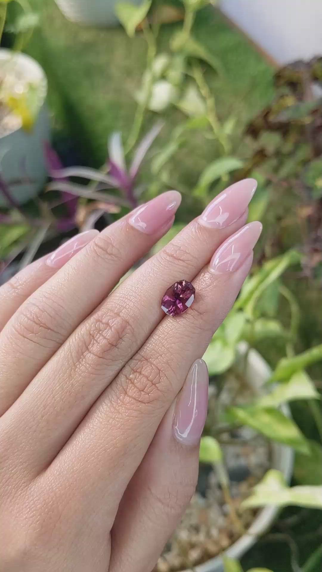 2.33 Ct. Tourmaline from Ceylon (Sri Lanka) Size Video