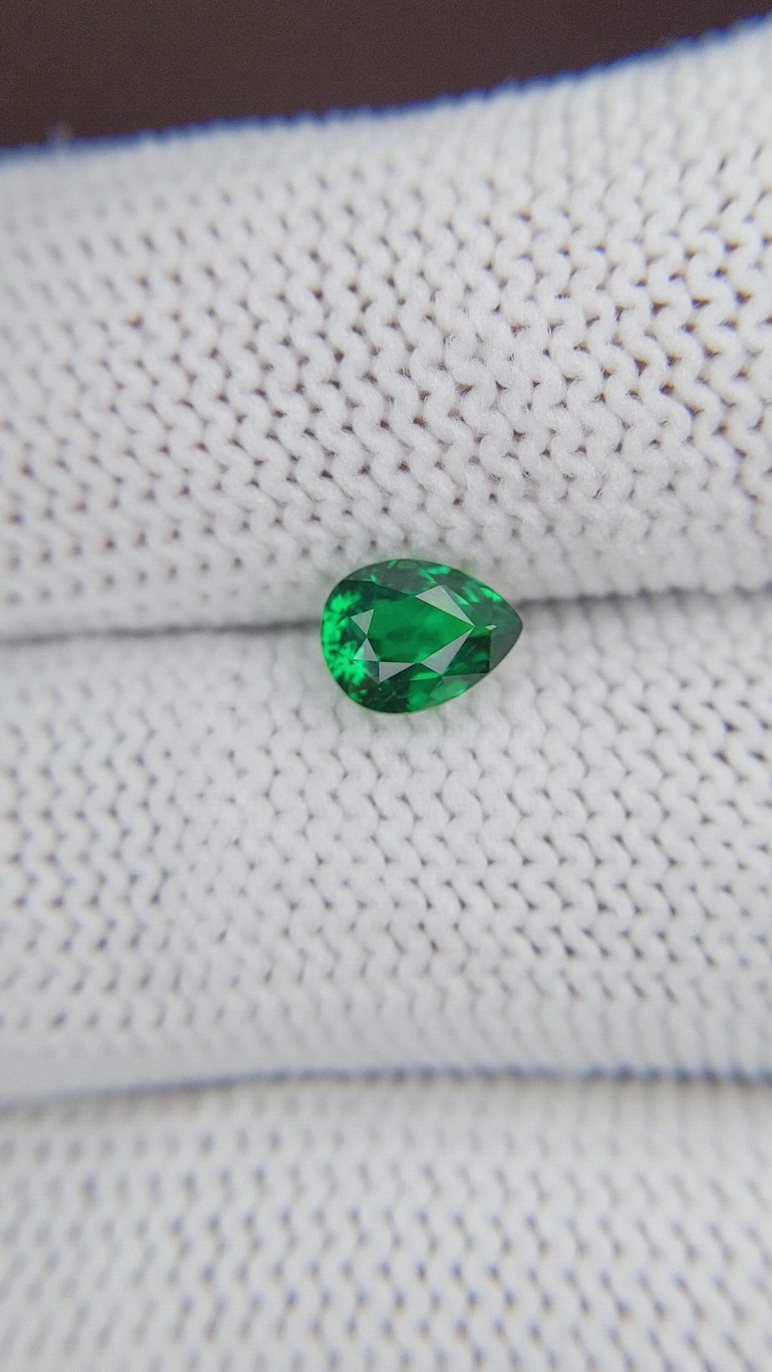 1.01 Ct. Tsavorite Garnet from Tanzania Size Video