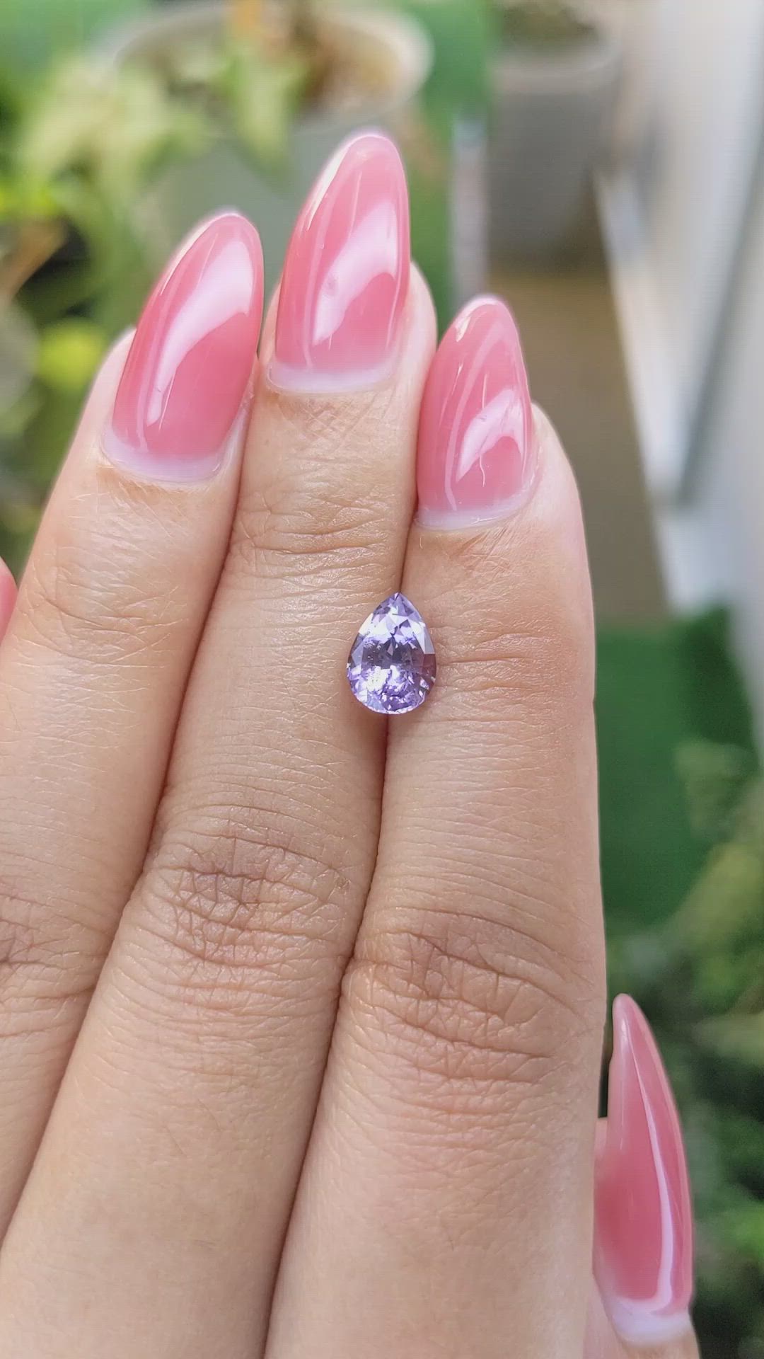 1.54 Ct. Spinel from Ceylon (Sri Lanka) Size Video