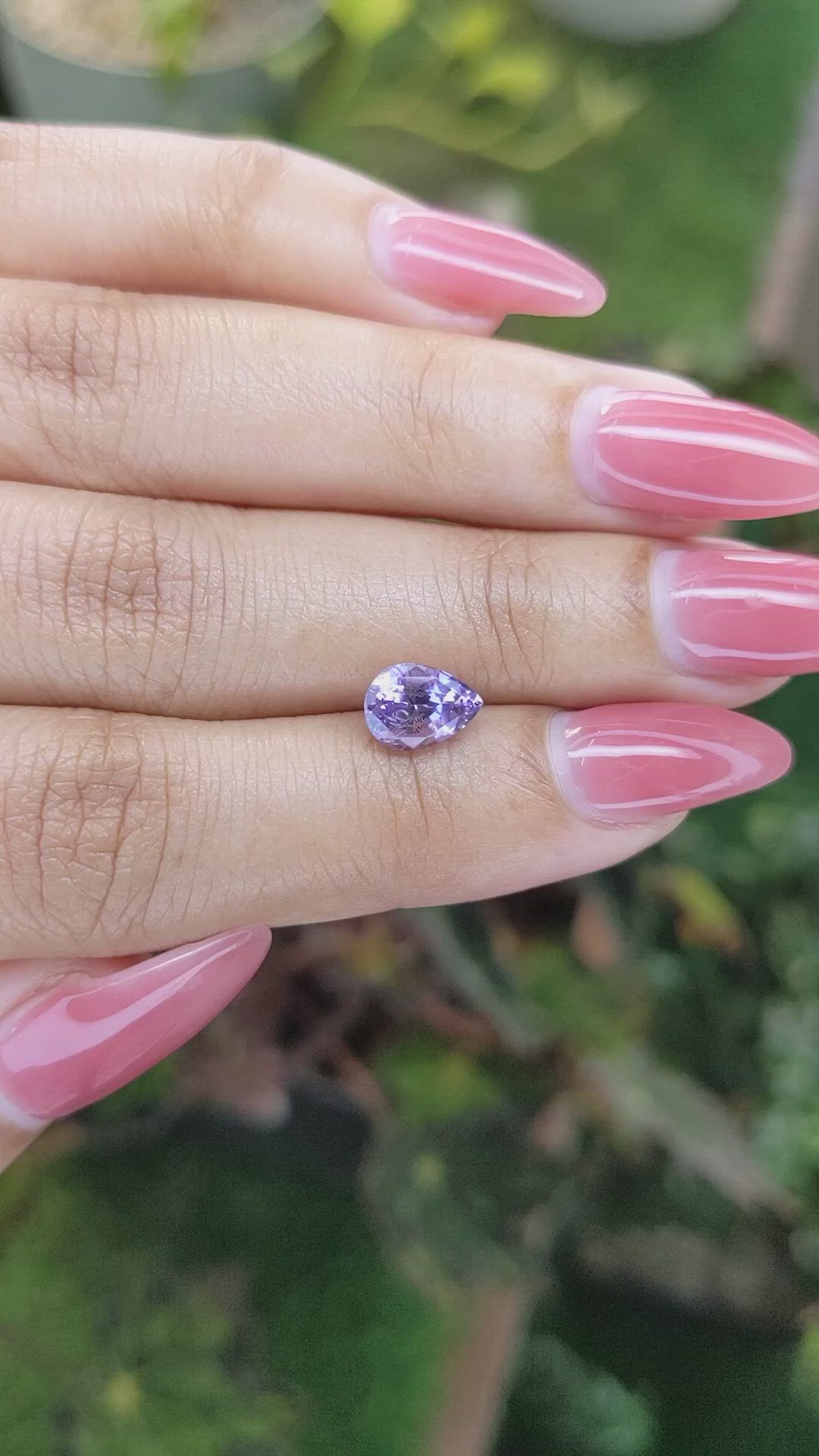 1.54 Ct. Spinel from Ceylon (Sri Lanka) Size Video