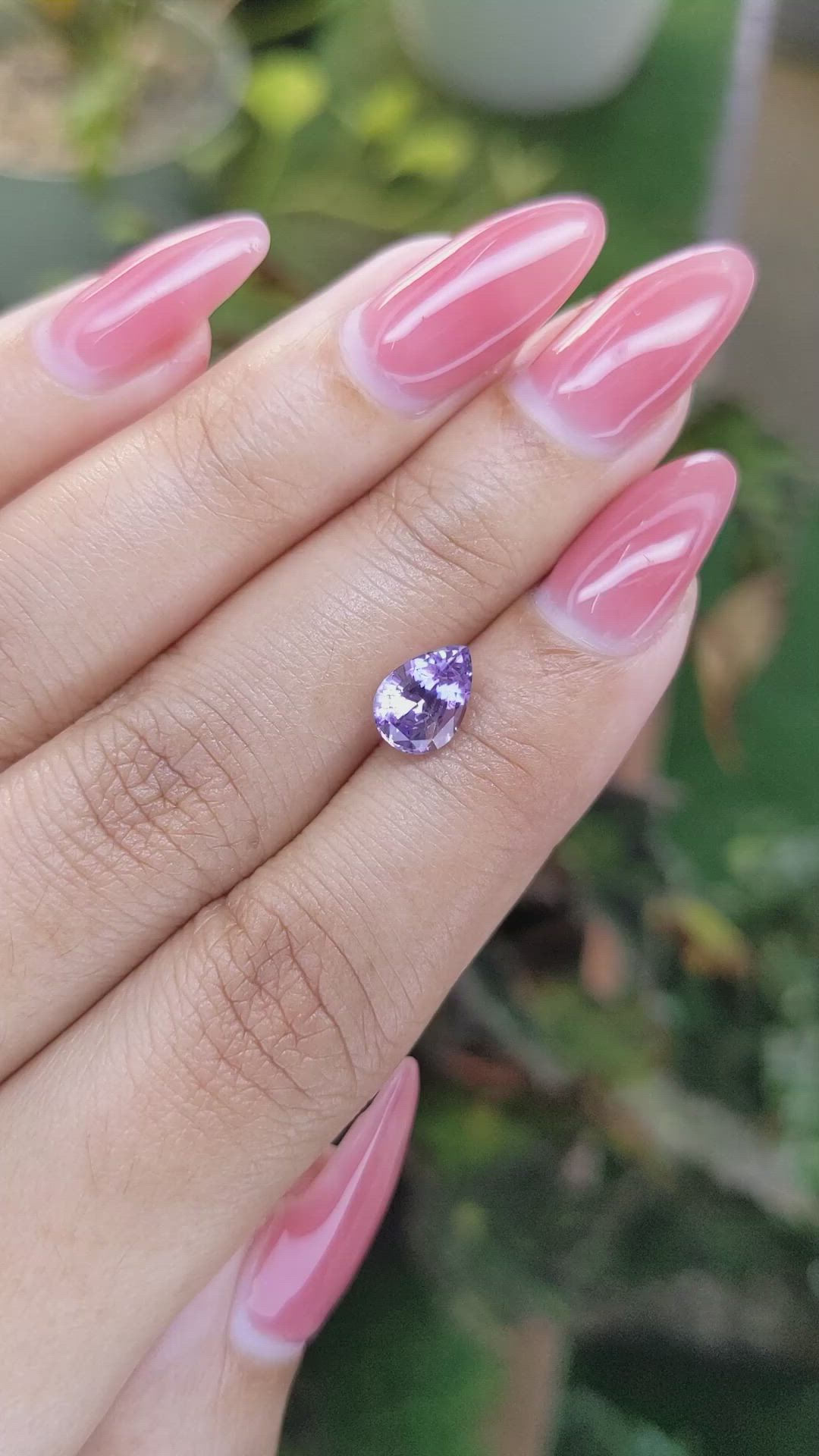 1.54 Ct. Spinel from Ceylon (Sri Lanka) Size Video