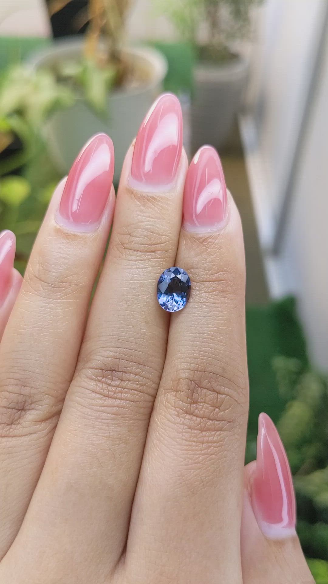 1.65 Ct. Spinel from Ceylon (Sri Lanka) Size Video