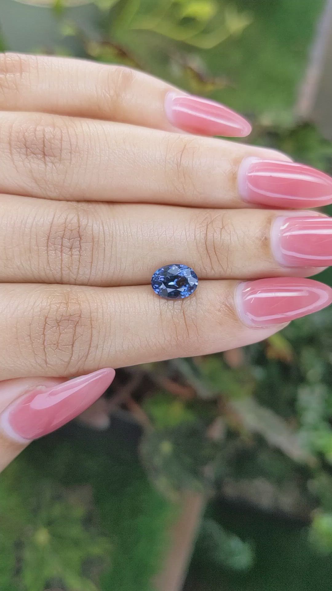 1.65 Ct. Spinel from Ceylon (Sri Lanka) Size Video