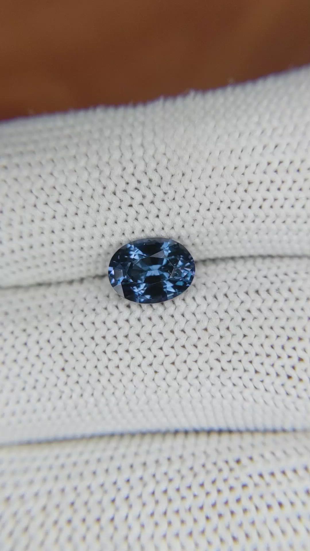 1.65 Ct. Spinel from Ceylon (Sri Lanka) Size Video