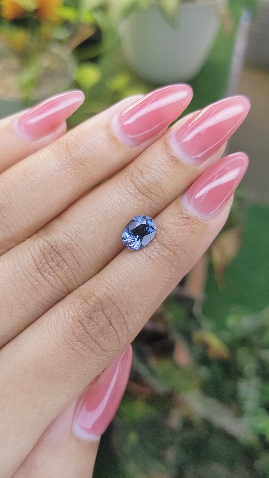 1.65 Ct. Spinel from Ceylon (Sri Lanka) Size Video