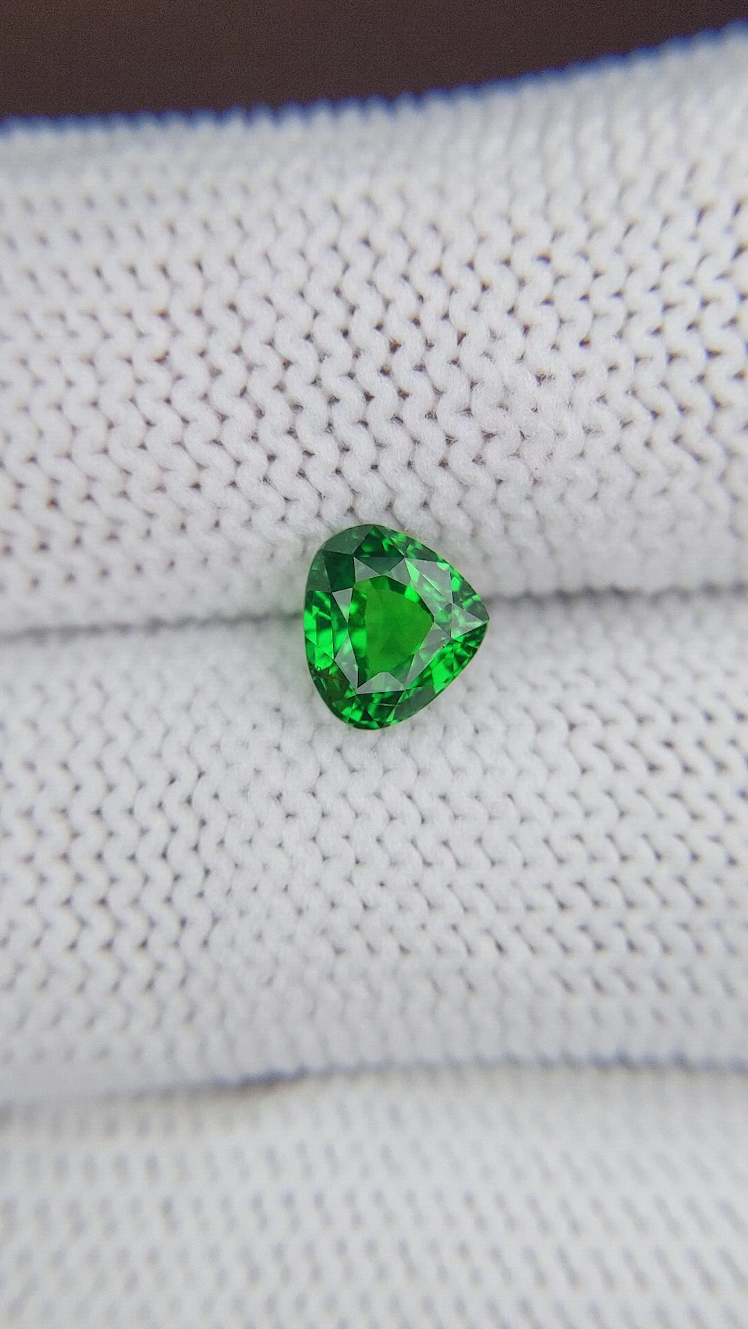 1.20 Ct. Tsavorite Garnet from Tanzania Size Video