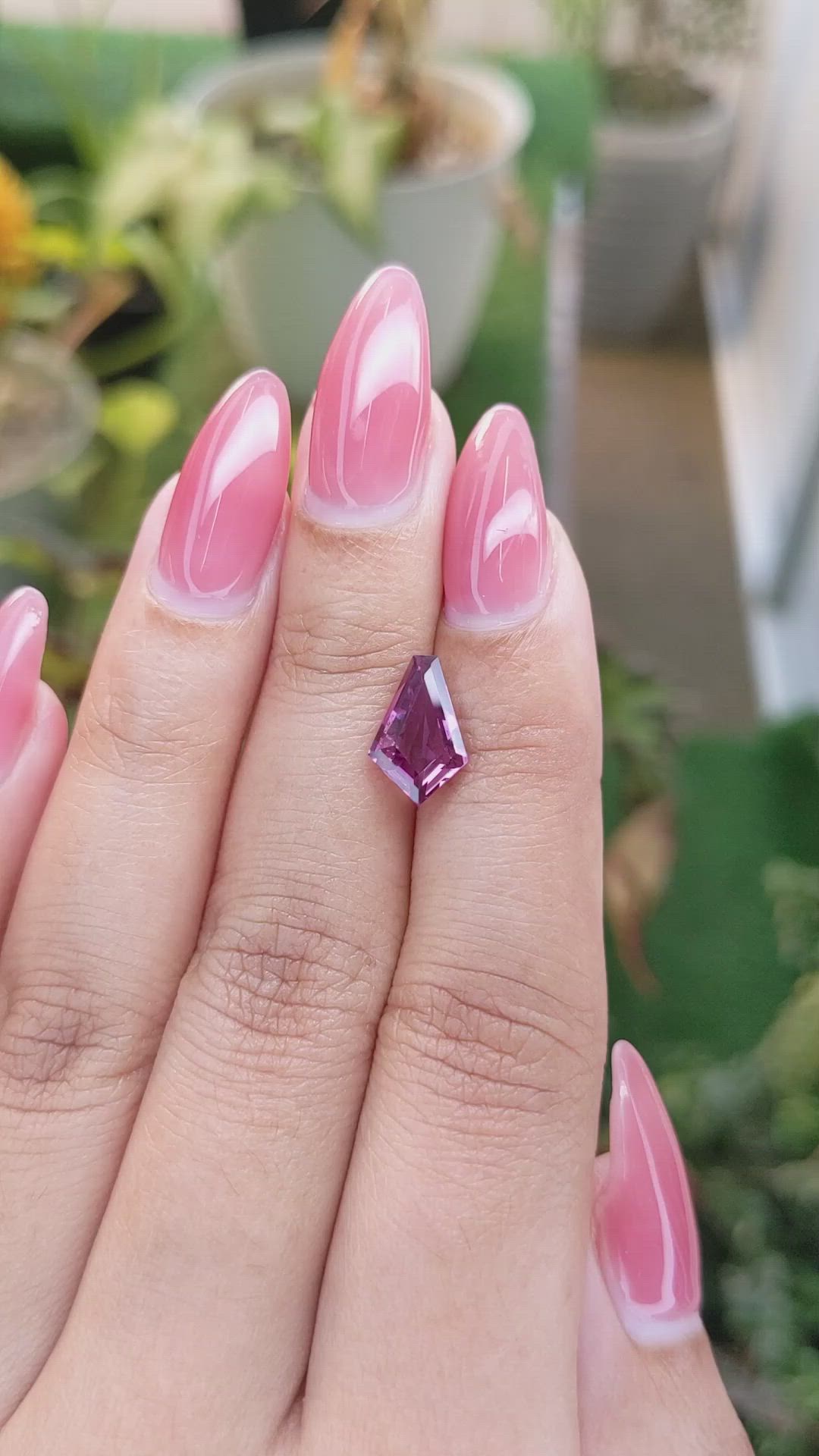 2.49 Ct. Spinel from Ceylon (Sri Lanka) Size Video