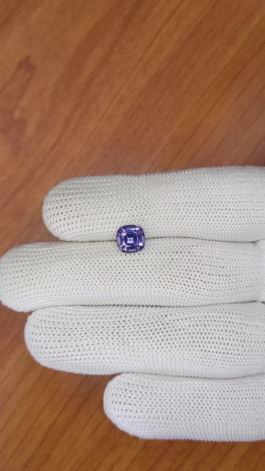 1.73 Ct. Spinel from Ceylon (Sri Lanka) Size Video