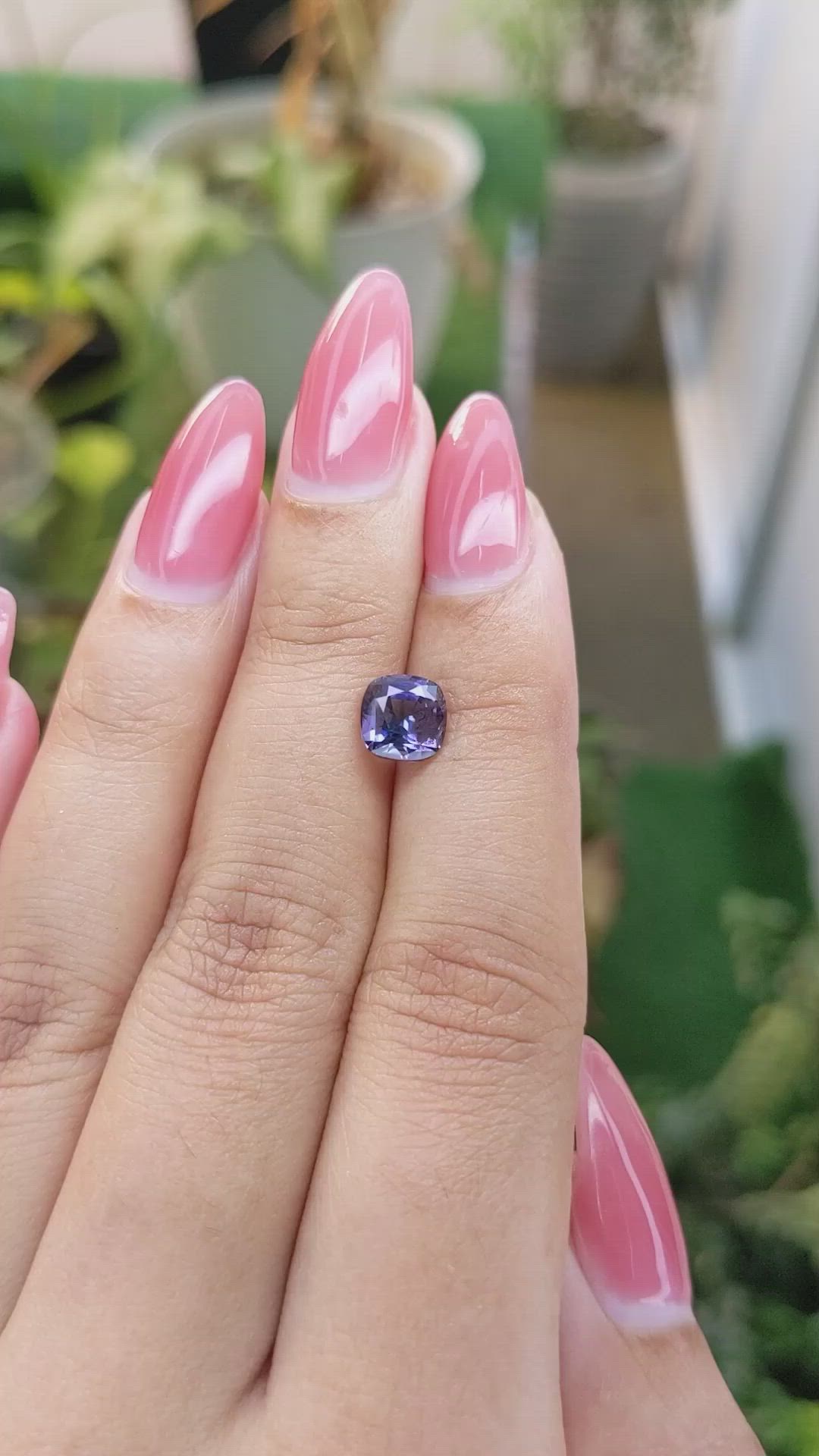 1.73 Ct. Spinel from Ceylon (Sri Lanka) Size Video