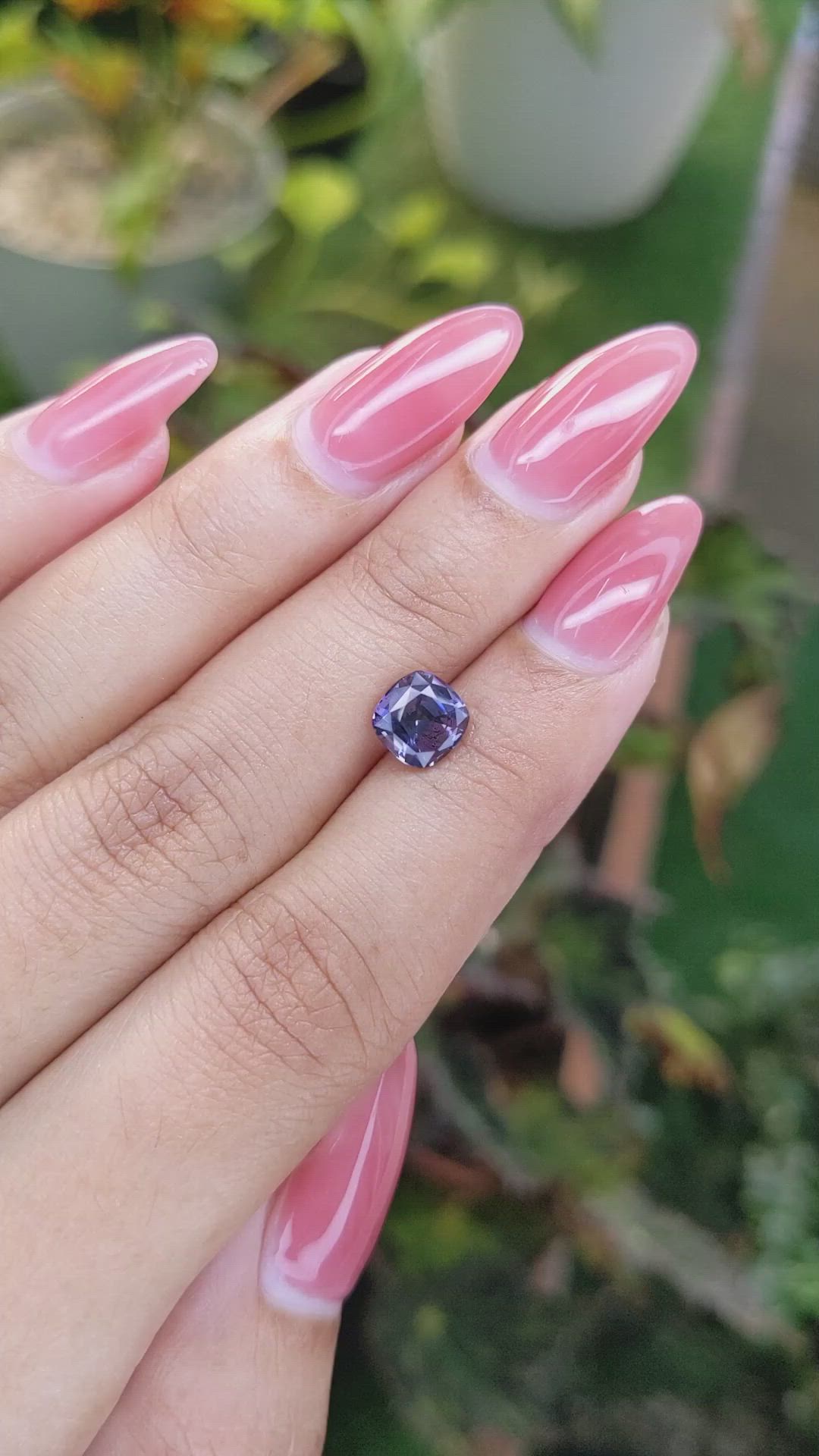 1.73 Ct. Spinel from Ceylon (Sri Lanka) Size Video