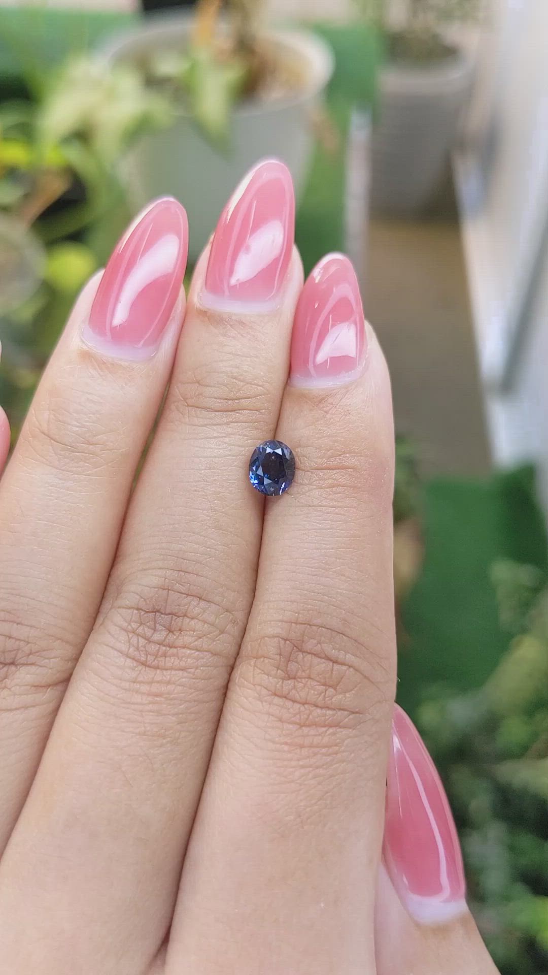 1.06 Ct. Spinel from Ceylon (Sri Lanka) Size Video