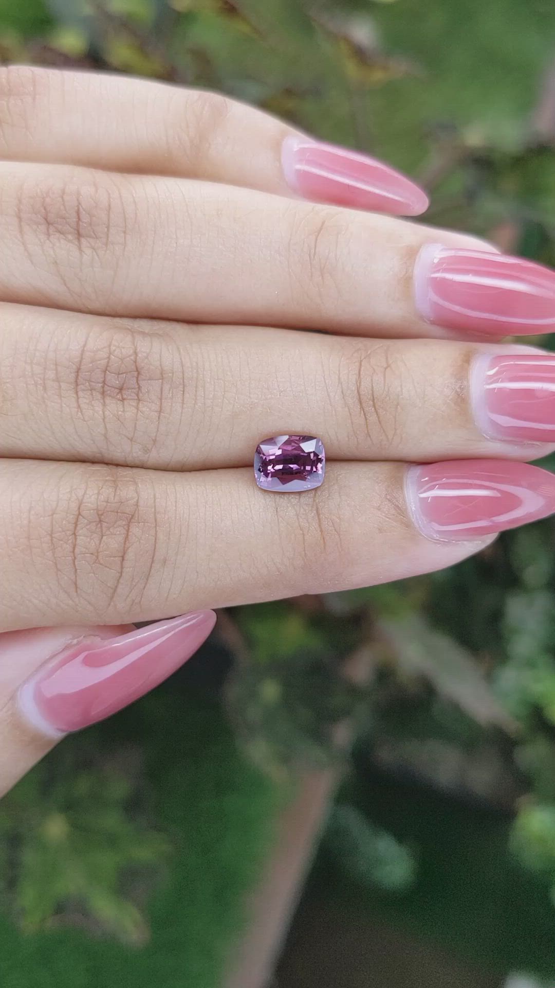 1.65 Ct. Spinel from Ceylon (Sri Lanka) Size Video