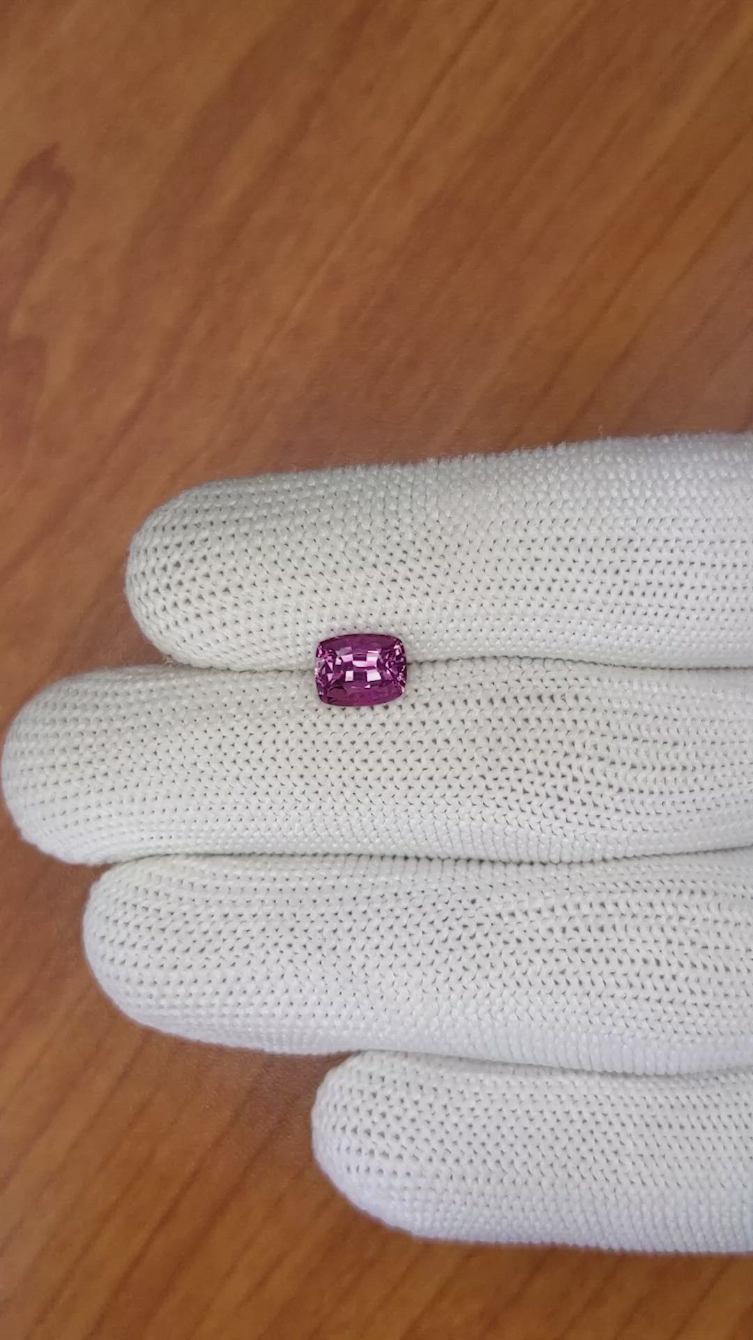 1.65 Ct. Spinel from Ceylon (Sri Lanka) Size Video