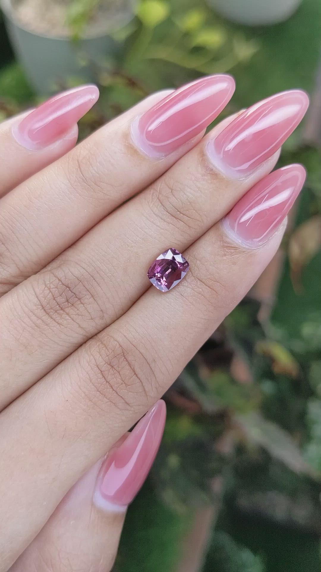1.65 Ct. Spinel from Ceylon (Sri Lanka) Size Video