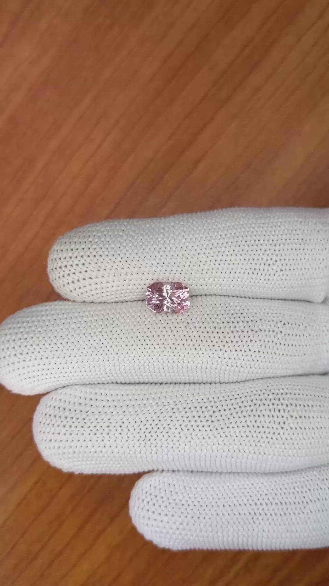 1.75 Ct. Tourmaline from Ceylon (Sri Lanka) Size Video