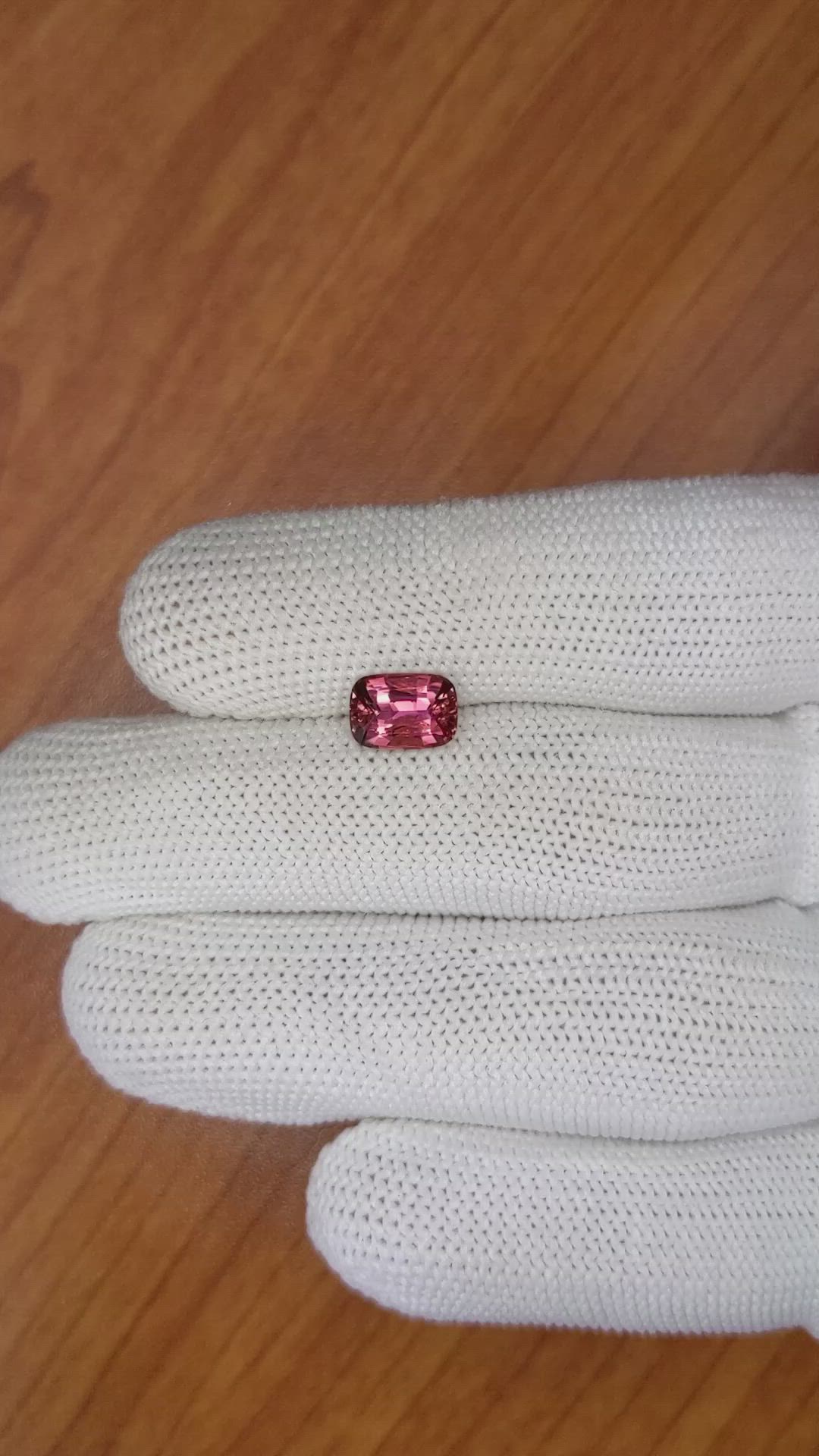 1.61 Ct. Tourmaline from Ceylon (Sri Lanka) Size Video